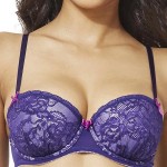 Ann Summers Sexy Lace Balconette Bra Purple Lilac