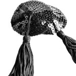 Ann Summers Black Sequin Round Nipple Tassels